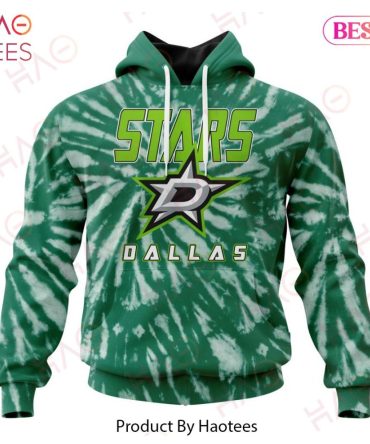 Nhl Dallas Stars Special Retro Vintage Tie - Dye Hoodie