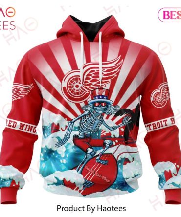 Nhl Detroit Red Wings Specialized Kits For The Grateful Dead Hoodie