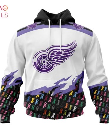 Nhl Detroit Red Wings, Specialized Kits In October We Stand Together We Can Beat Cancer