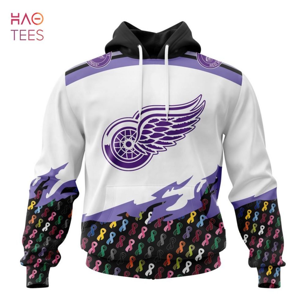 Nhl Detroit Red Wings, Specialized Kits In October We Stand Together We Can Beat Cancer