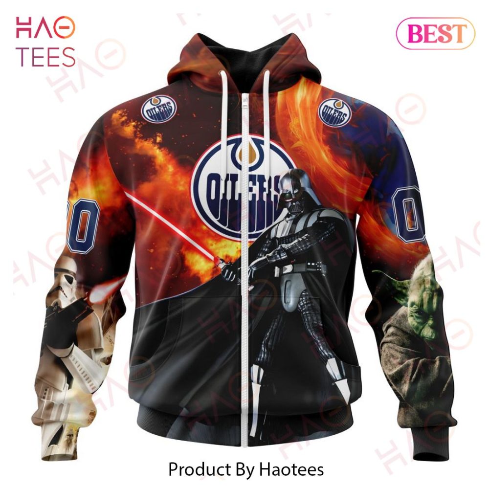 Nhl Edmonton Oilers Specialized Design X Star War Hoodie - Image 2
