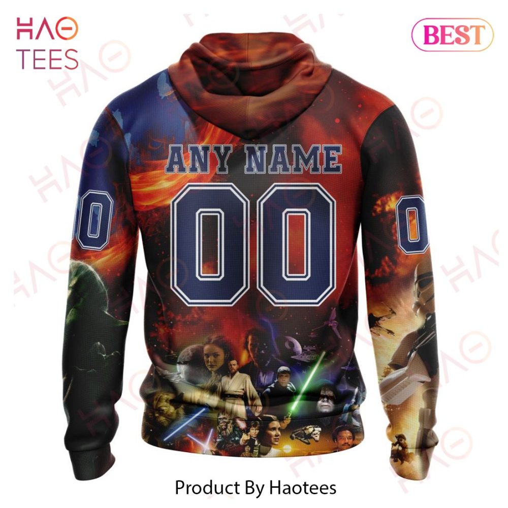Nhl Edmonton Oilers Specialized Design X Star War Hoodie - Image 3