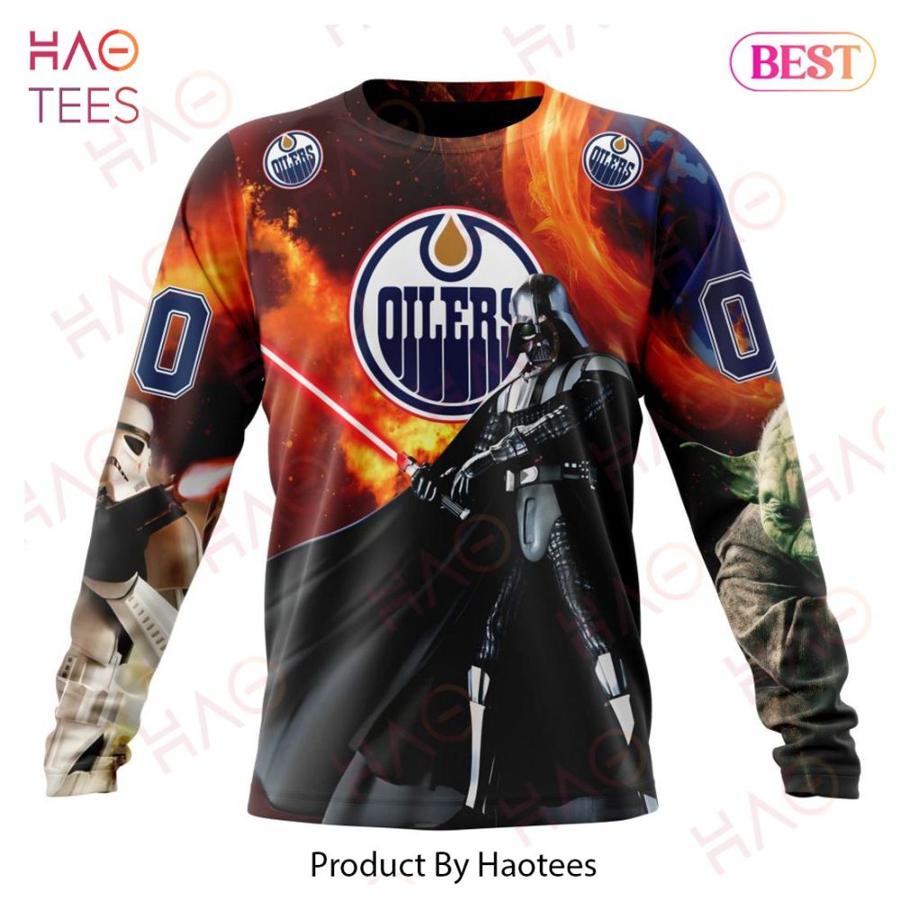 Nhl Edmonton Oilers Specialized Design X Star War Hoodie - Image 6
