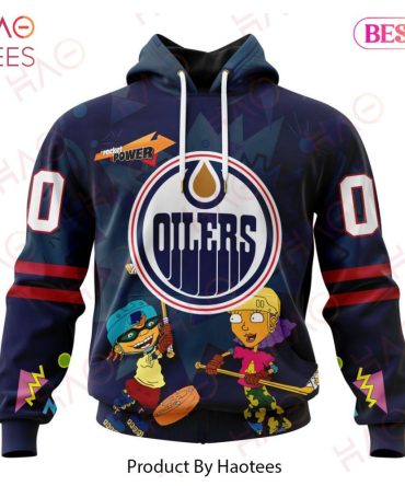 Nhl Edmonton Oilers Specialized For Rocket Power 3D Hoodie