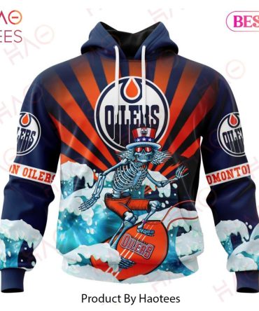 Nhl Edmonton Oilers Specialized Kits For The Grateful Dead Hoodie