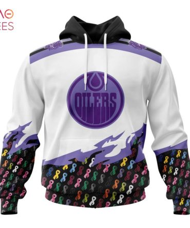 Nhl Edmonton Oilers, Specialized Kits In October We Stand Together We Can Beat Cancer
