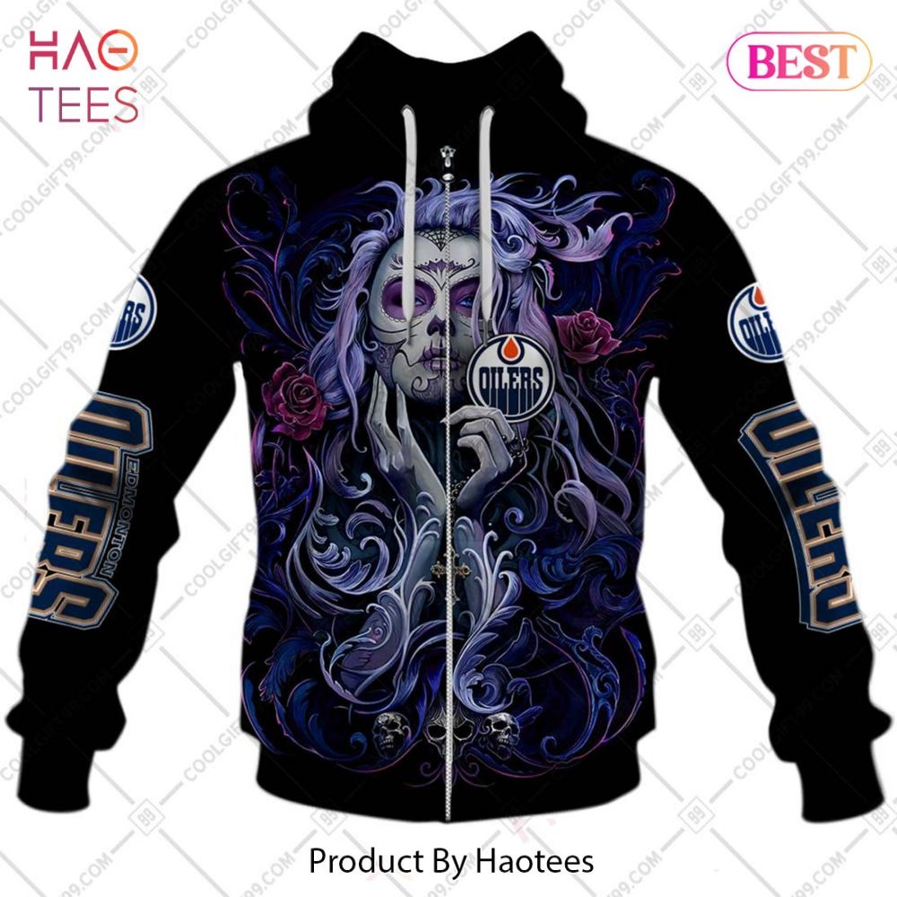 Nhl Edmonton Oilers Tattoo Girl Artwork 2023 Hoodie, T-Shirt, Zip Hoodie, Sweatshirt - Image 5