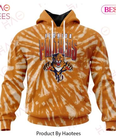 Nhl Florida Panthers Special Retro Vintage Tie - Dye Hoodie