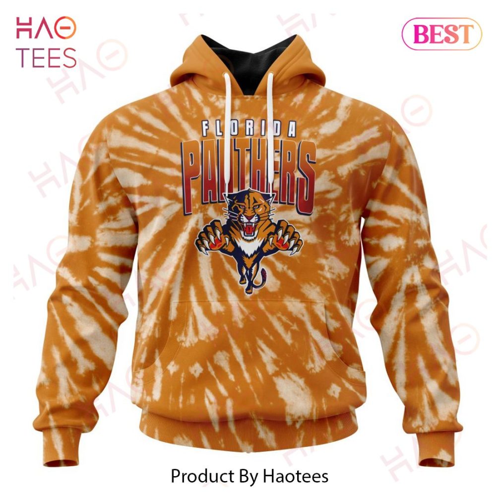 Nhl Florida Panthers Special Retro Vintage Tie - Dye Hoodie
