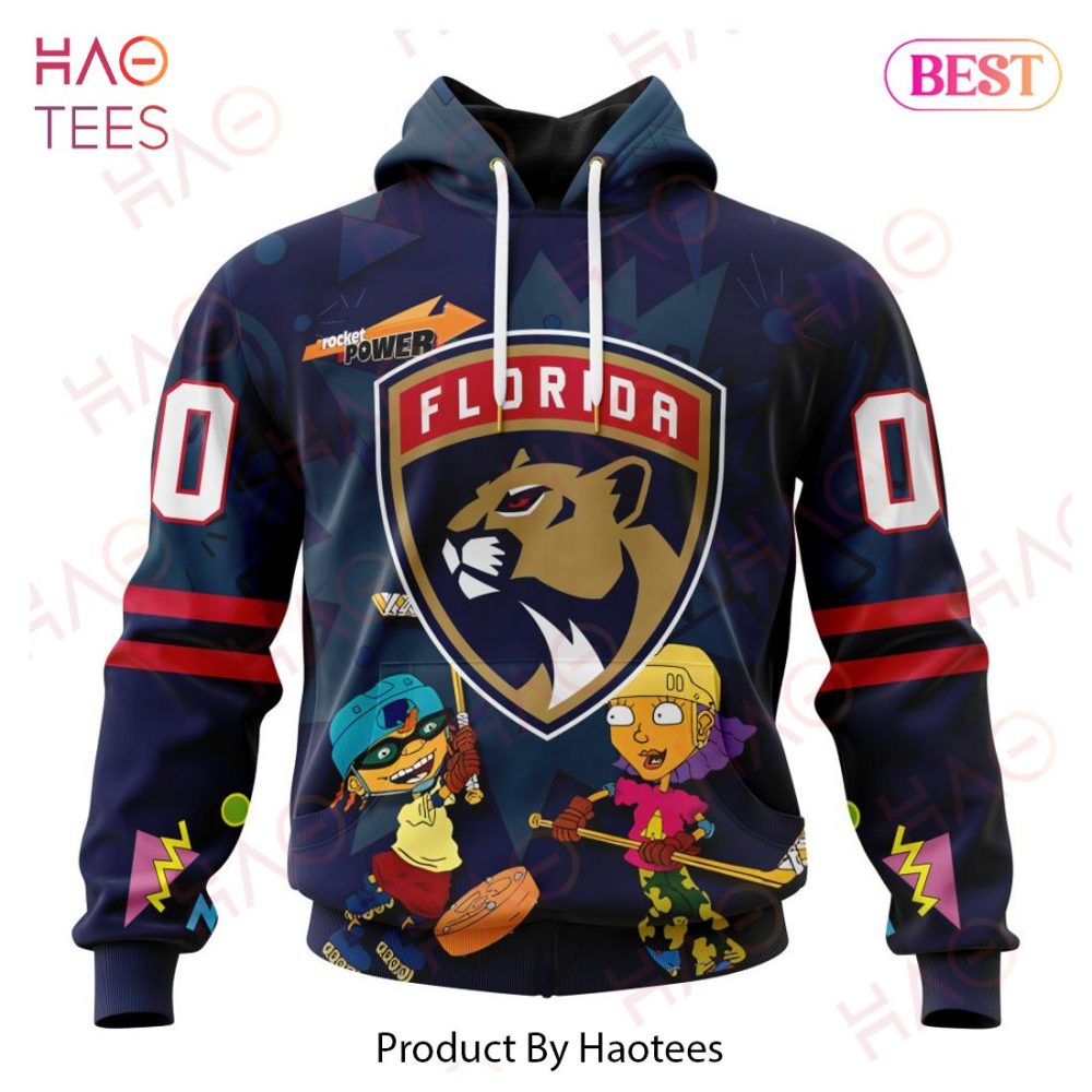 Nhl Florida Panthers Specialized For Rocket Power 3D Hoodie