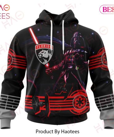 Nhl Florida Panthers Specialized Starwar Darth Vader Version Jersey Hoodie