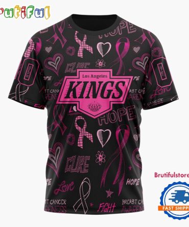 Nhl Los Angeles Kings Special Pink Breast Cancer Awareness New Design T Shirt