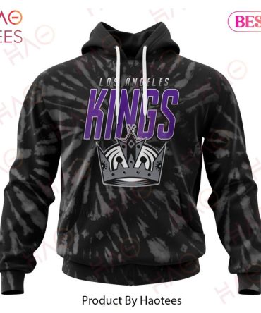 Nhl Los Angeles Kings Special Retro Vintage Tie - Dye Hoodie