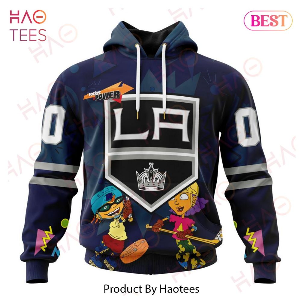 Nhl Los Angeles Kings Specialized For Rocket Power 3D Hoodie