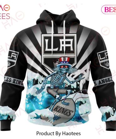 Nhl Los Angeles Kings Specialized Kits For The Grateful Dead Hoodie