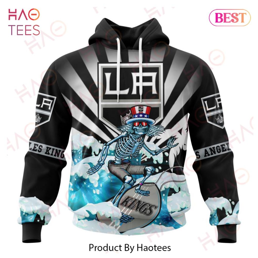 Nhl Los Angeles Kings Specialized Kits For The Grateful Dead Hoodie