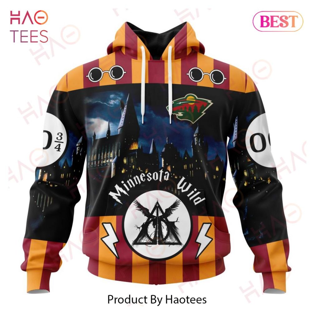 Nhl Minnesota Wild Special Design With Harry Potter Theme 3D Hoodie