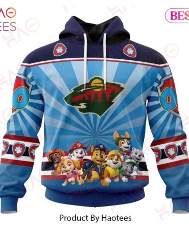 Nhl Minnesota Wild Special Paw Patrol Kits Hoodie