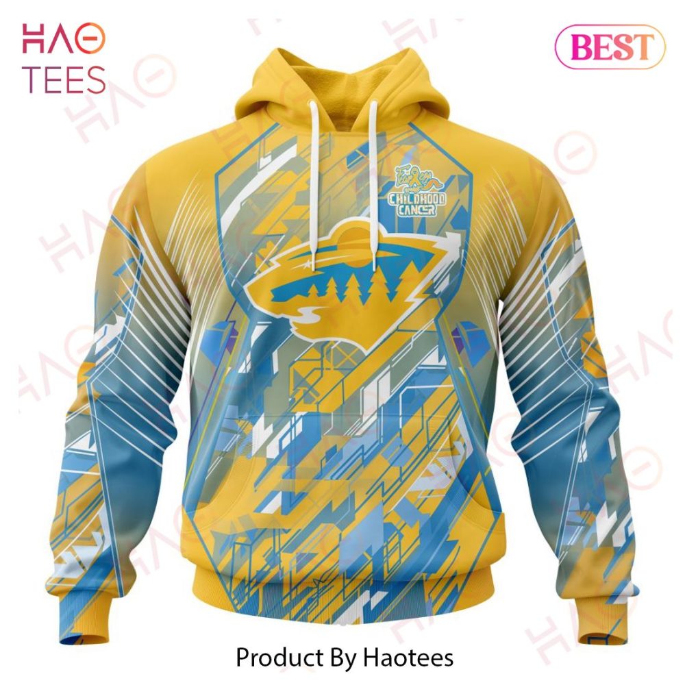 Nhl Minnesota Wild Specialized Design Fearless Against Childhood Cancers 3D Hoodie