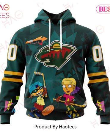 Nhl Minnesota Wild Specialized For Rocket Power 3D Hoodie