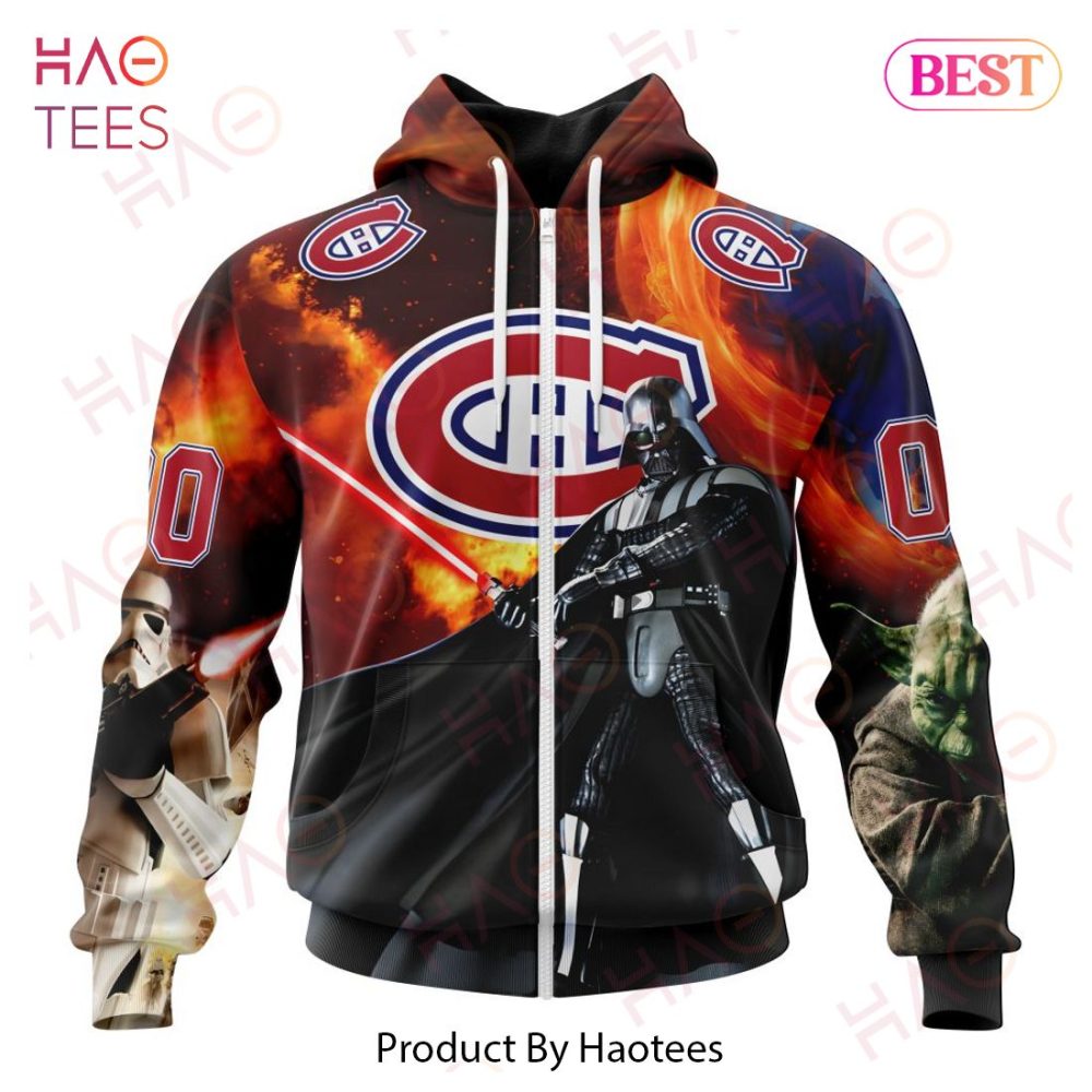 Nhl Montreal Canadiens Specialized Design X Star War Hoodie - Image 2