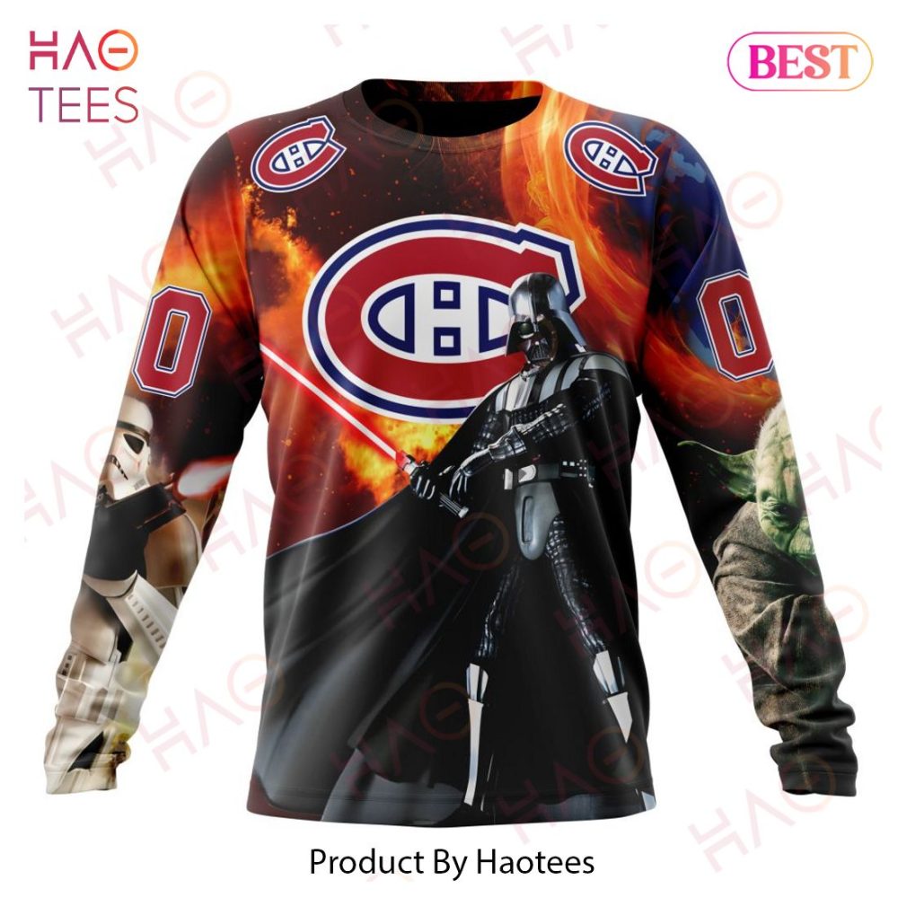 Nhl Montreal Canadiens Specialized Design X Star War Hoodie - Image 6