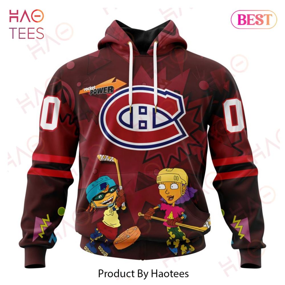 Nhl Montreal Canadiens Specialized For Rocket Power 3D Hoodie