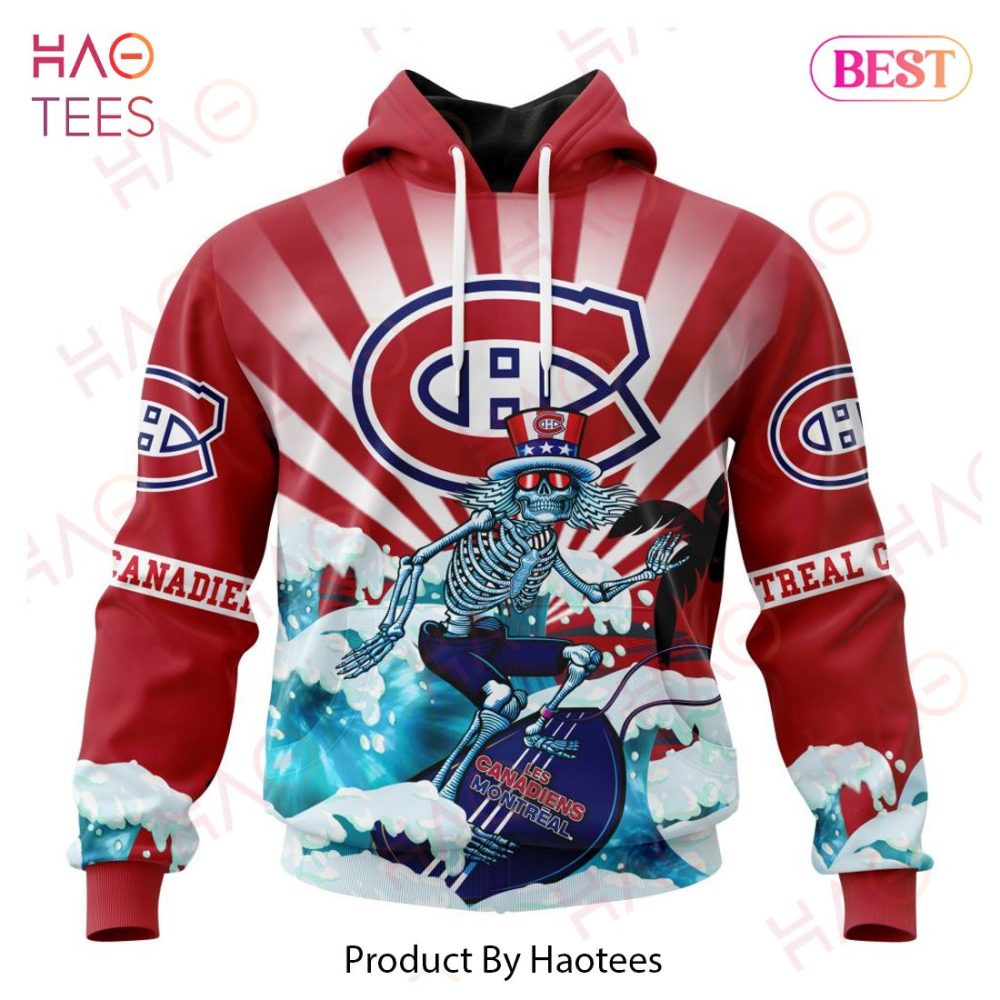 Nhl Montreal Canadiens Specialized Kits For Grateful Dead Hoodie