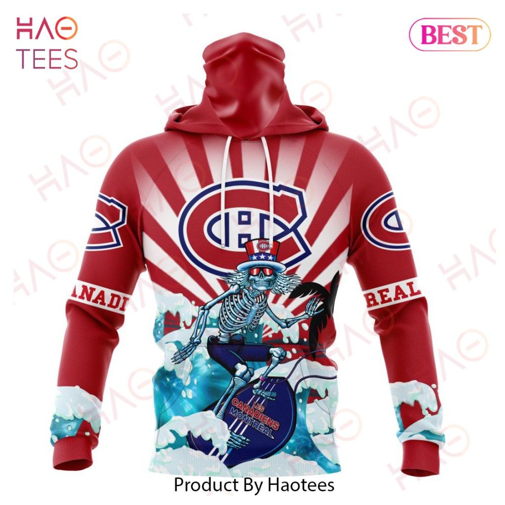 Nhl Montreal Canadiens Specialized Kits For Grateful Dead Hoodie - Image 4