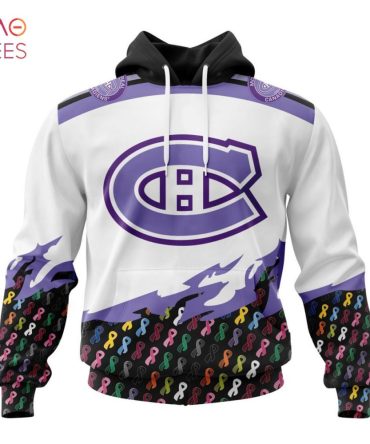 Nhl Montreal Canadiens, Specialized Kits In October We Stand Together We Can Beat Cancer