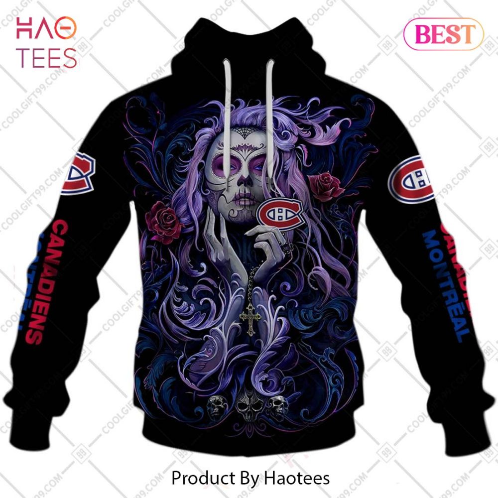 Nhl Montreal Canadiens Tattoo Girl Artwork 2023 Hoodie, T-Shirt, Zip Hoodie, Sweatshirt - Image 2