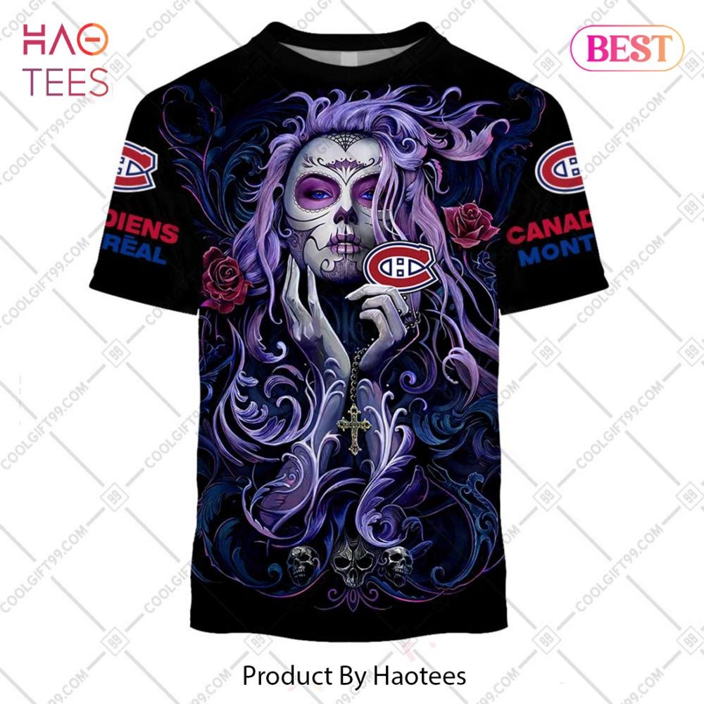 Nhl Montreal Canadiens Tattoo Girl Artwork 2023 Hoodie, T-Shirt, Zip Hoodie, Sweatshirt - Image 3