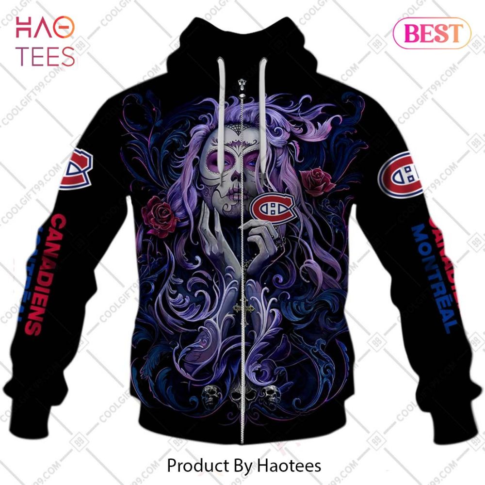 Nhl Montreal Canadiens Tattoo Girl Artwork 2023 Hoodie, T-Shirt, Zip Hoodie, Sweatshirt - Image 5