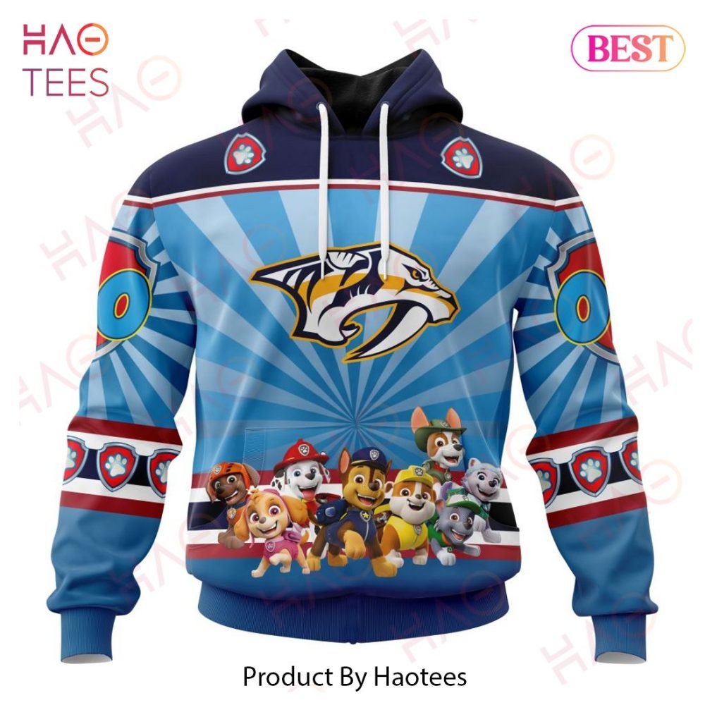 Nhl Nashville Predators Special Paw Patrol Kits Hoodie
