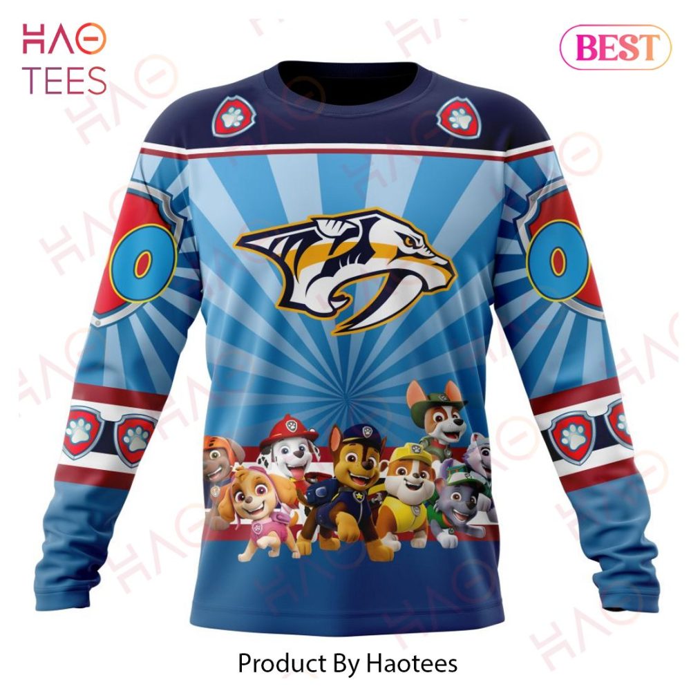 Nhl Nashville Predators Special Paw Patrol Kits Hoodie - Image 6
