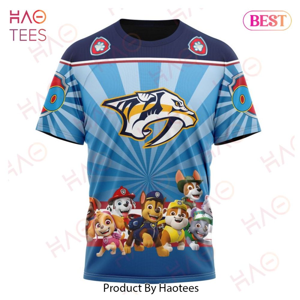 Nhl Nashville Predators Special Paw Patrol Kits Hoodie - Image 8