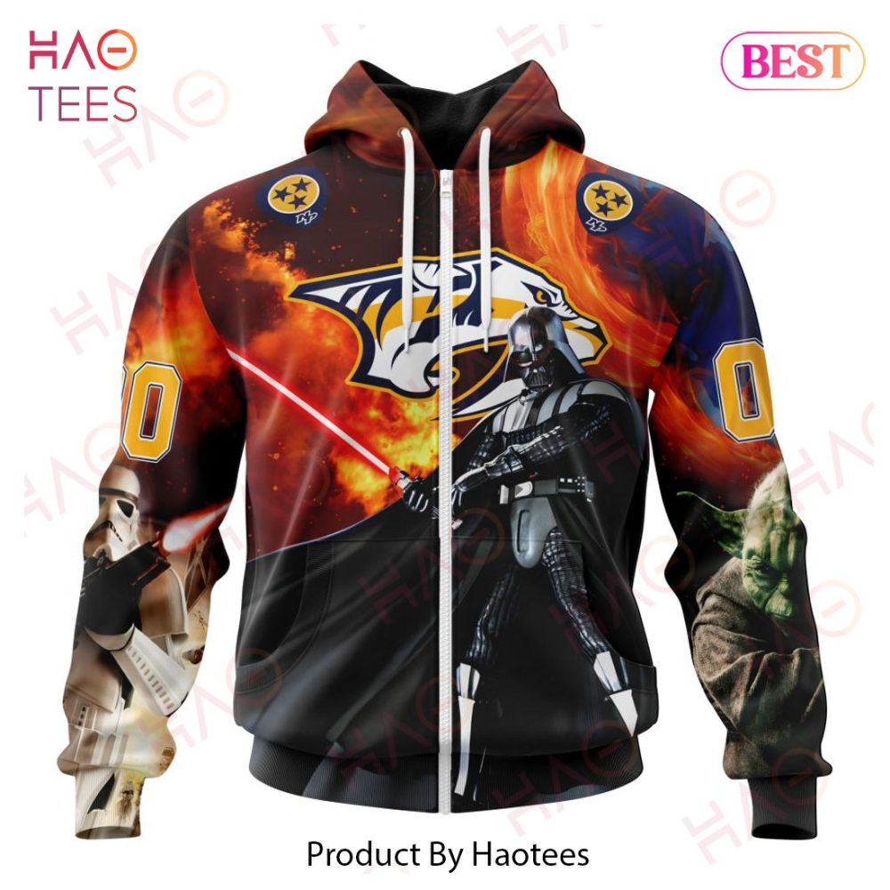 Nhl Nashville Predators Specialized Design X Star War Hoodie - Image 2