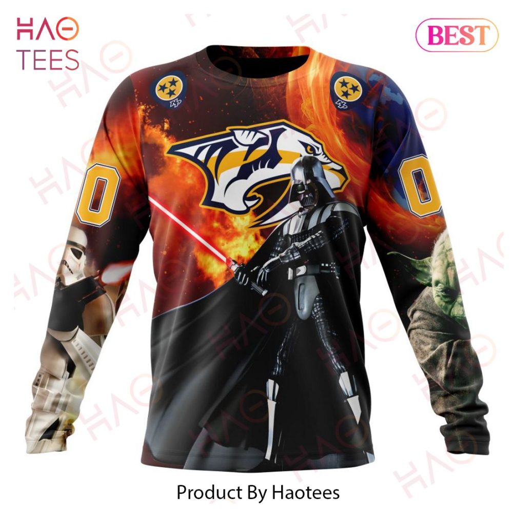Nhl Nashville Predators Specialized Design X Star War Hoodie - Image 6