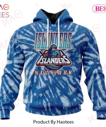 Nhl New York Islanders Special Retro Vintage Tie - Dye Hoodie