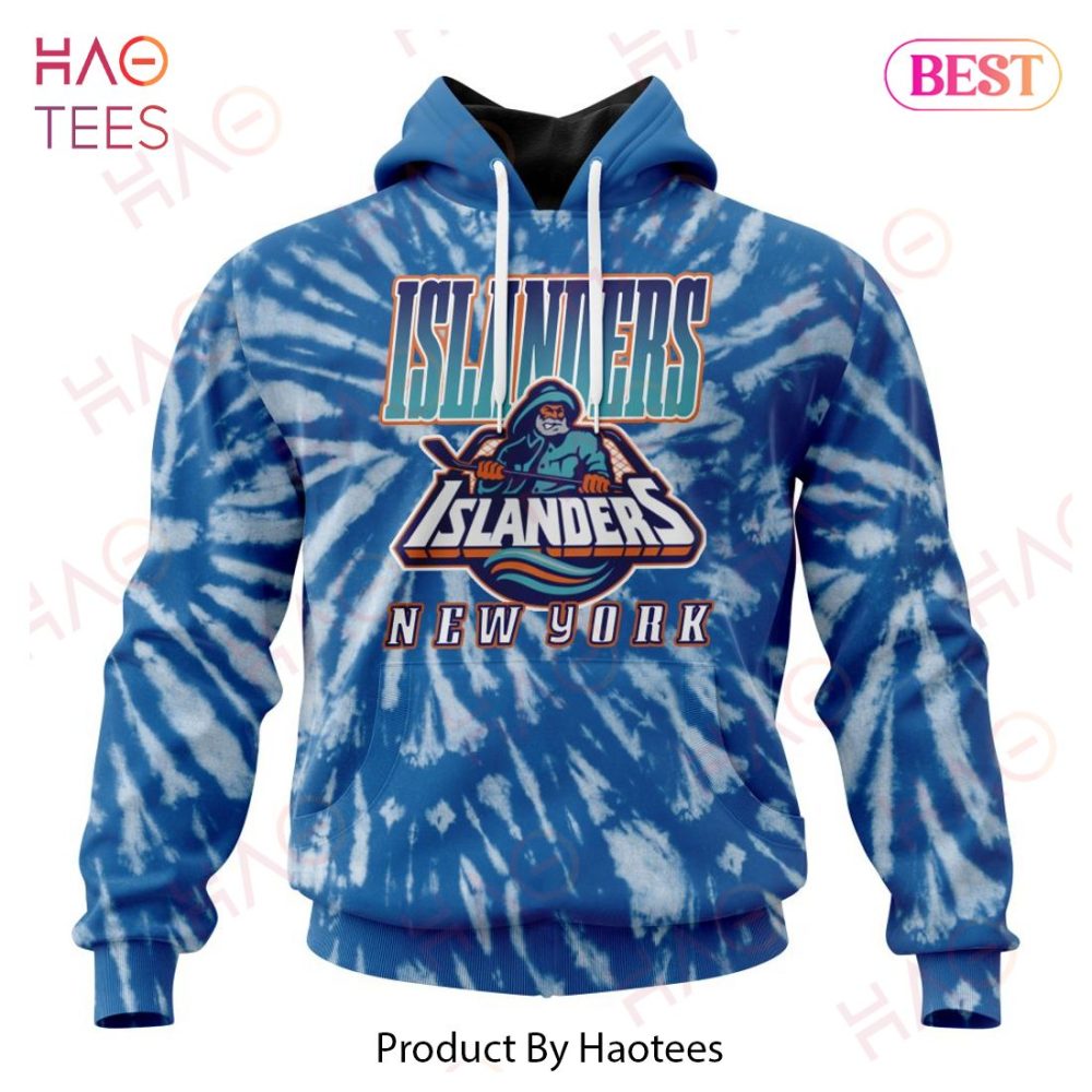Nhl New York Islanders Special Retro Vintage Tie - Dye Hoodie