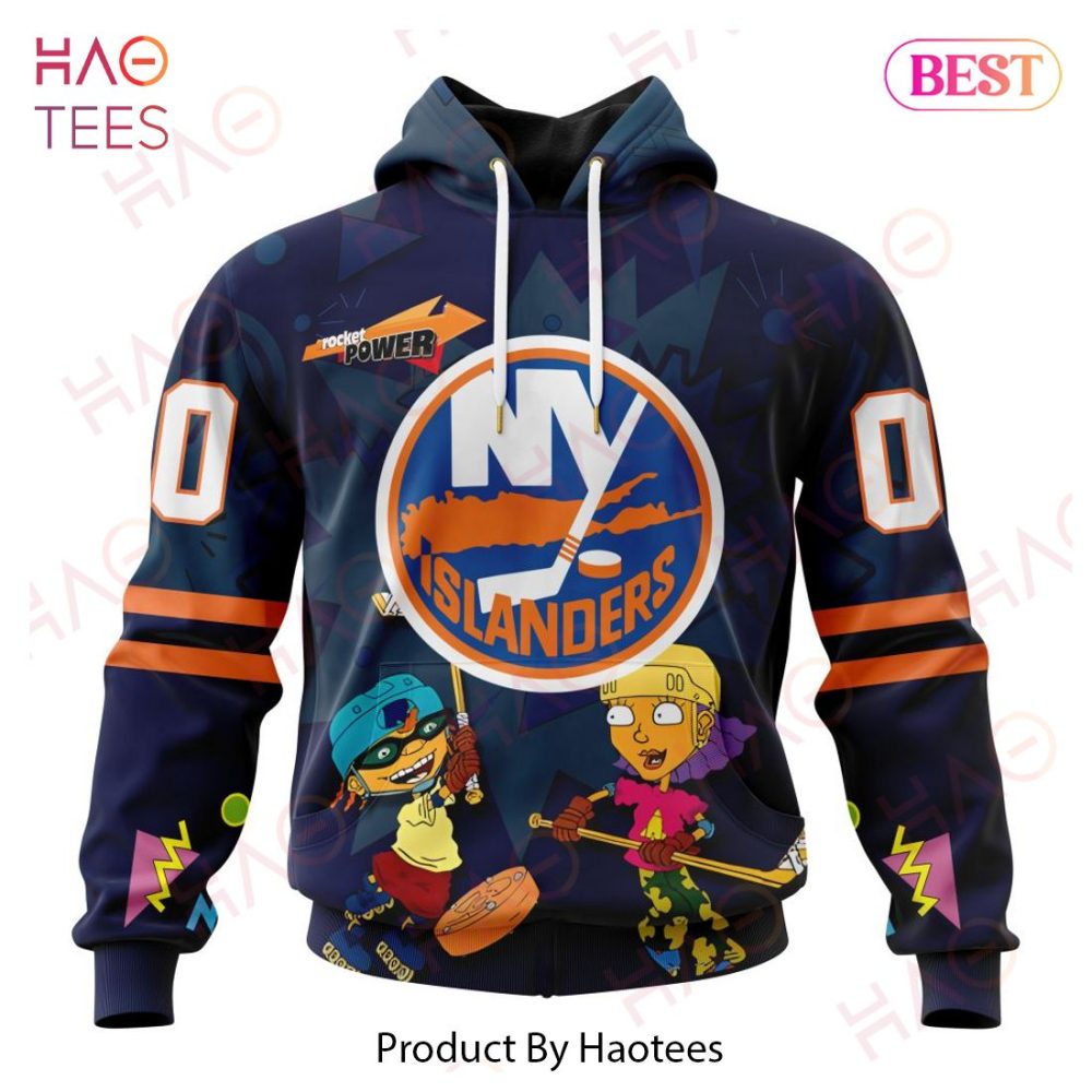 Nhl New York Islanders Specialized For Rocket Power 3D Hoodie