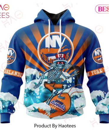 Nhl New York Islanders Specialized Kits For The Grateful Dead Hoodie