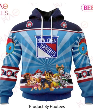 Nhl New York Rangers Special Paw Patrol Kits Hoodie