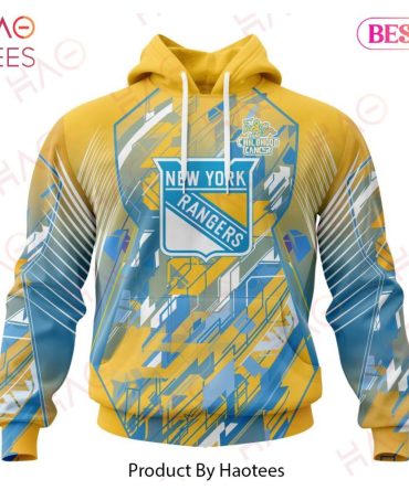Nhl New York Rangers Specialized Design Fearless Against Childhood Cancers 3D Hoodie