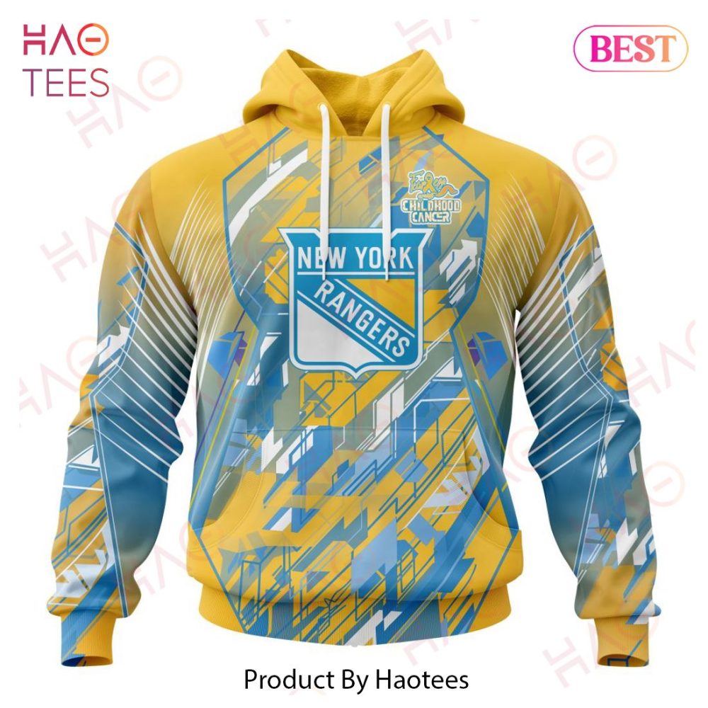 Nhl New York Rangers Specialized Design Fearless Against Childhood Cancers 3D Hoodie
