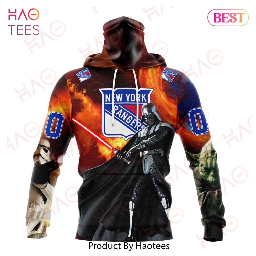 Nhl New York Rangers Specialized Design X Star War Hoodie - Image 4