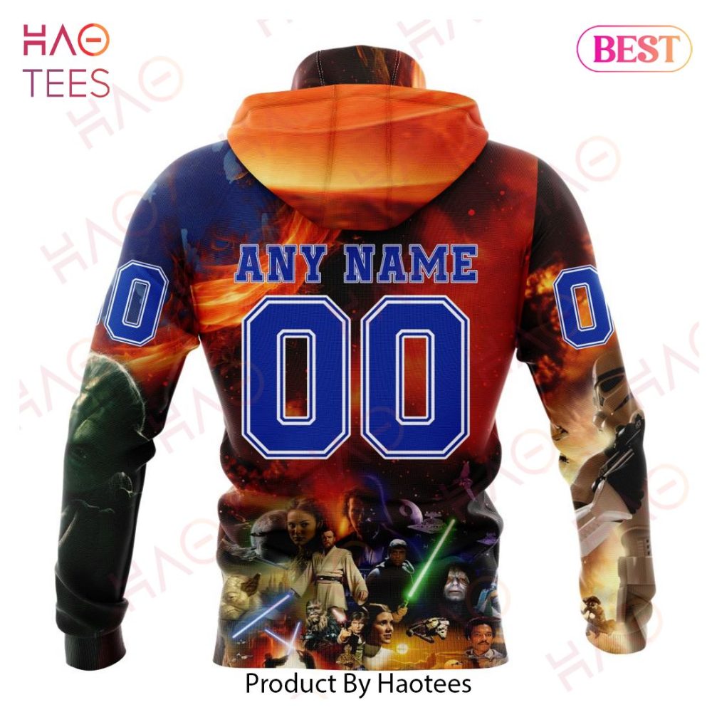 Nhl New York Rangers Specialized Design X Star War Hoodie - Image 5