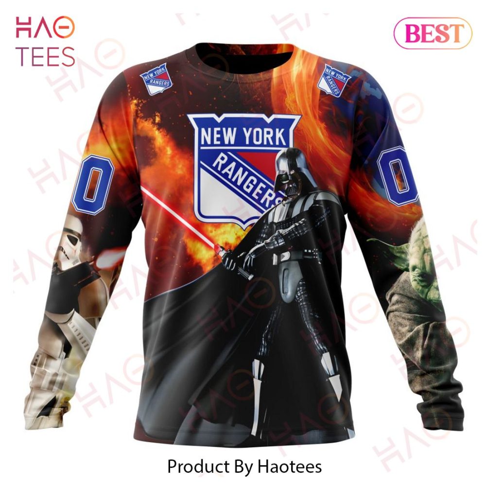 Nhl New York Rangers Specialized Design X Star War Hoodie - Image 6