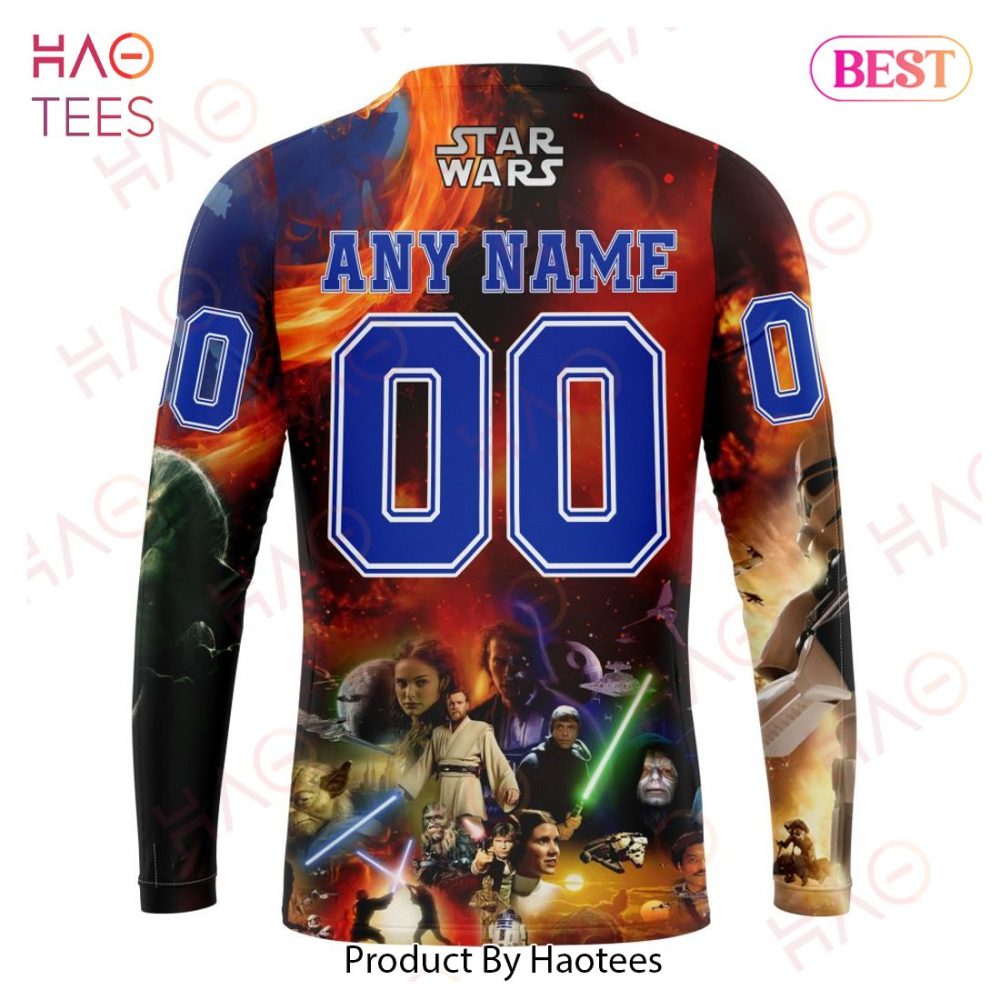 Nhl New York Rangers Specialized Design X Star War Hoodie - Image 7