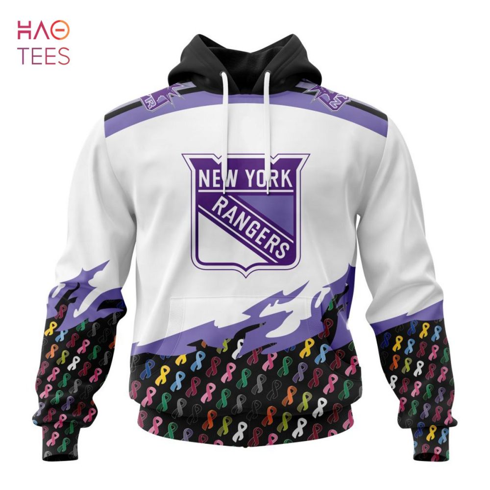 Nhl New York Rangers, Specialized Kits In October We Stand Together We Can Beat Cancer